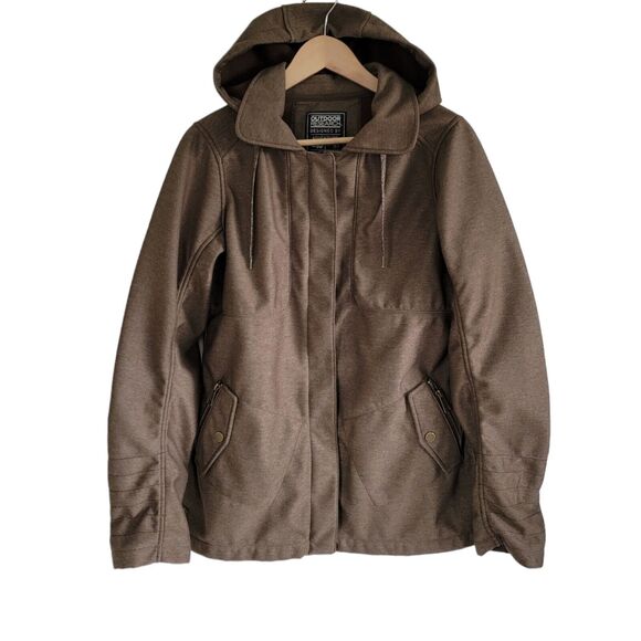 Outdoor Research Jacket Womens‎ Size Large Oberland Removable Hood Brown VO48 - Picture 1 of 16